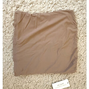 NWT Women's Pink Rose Tube Top Size M Brown
